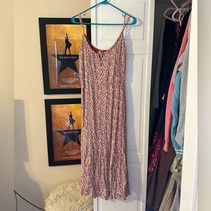 ABERCROMBIE FLORAL MIDI DRESS